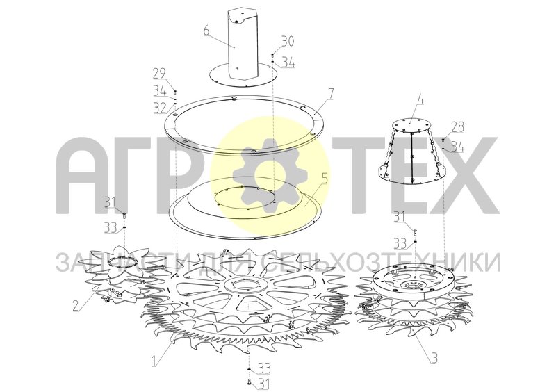 Чертеж Барабаны (ЖР-750.01.01.000Ф)